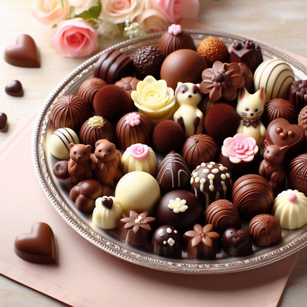 Bombones y Figuras Decorativas de Chocolate