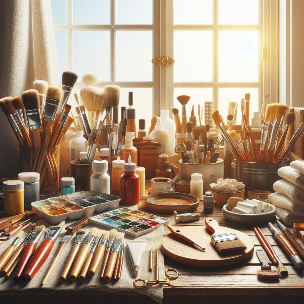 Materiales y Herramienta para Pintar y Lustrar